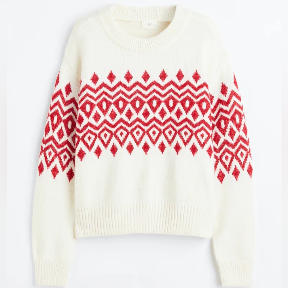 H&M Jacquard-Knit Jumper Size S